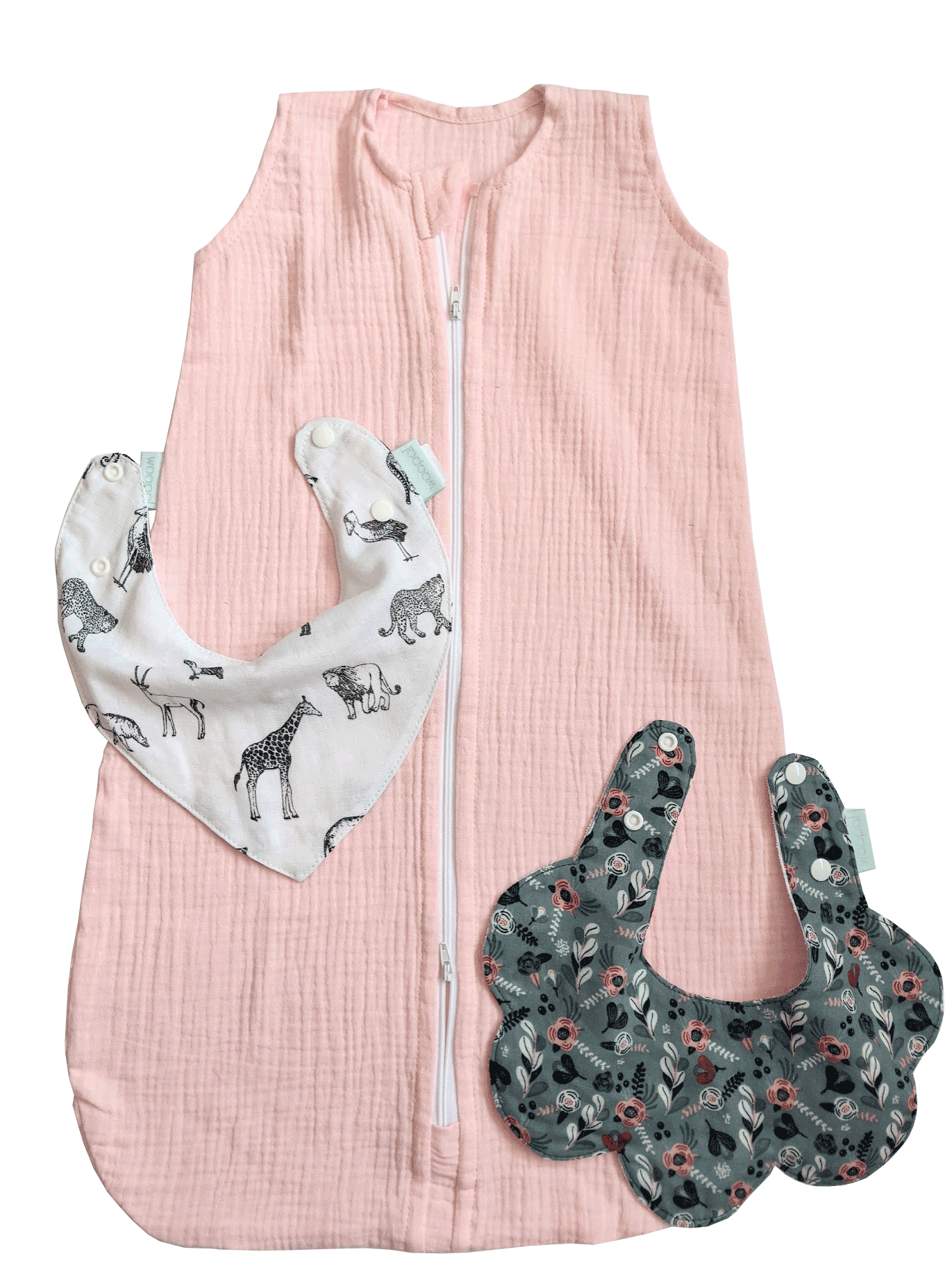 sac de dormit muselina roz